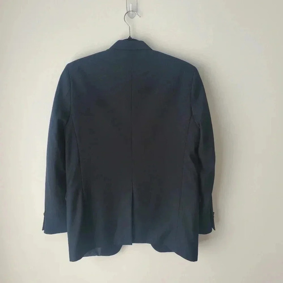 Nautica oversized navy blue gold button nautical - Picture 9 of 11